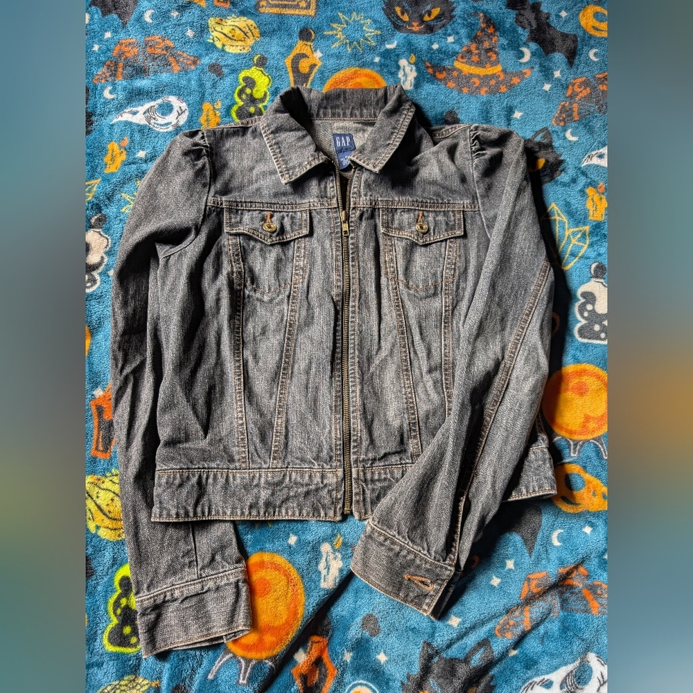 GAP Zip Up Jean Jacket